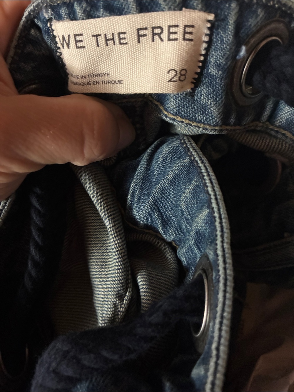 Free People We The Free Moxie Low Slung Pull On Jeans - Picture 9 of 13